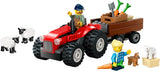 Trattore LEGO City con rimorchio - Giocattolo della fattoria con trattore e personaggi di animali - Set di gioco Montessori per ragazzi e ragazze dai 4 anni - regalo con 2 minifigure 60461 Set di costruzione Besuche den LEGO-Store