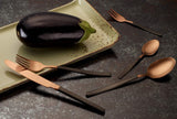 Set posate Echtwerk Positano Due-Bronze, Black Edition, 20 pezzi, 4 persone Kitchen Naty Shop