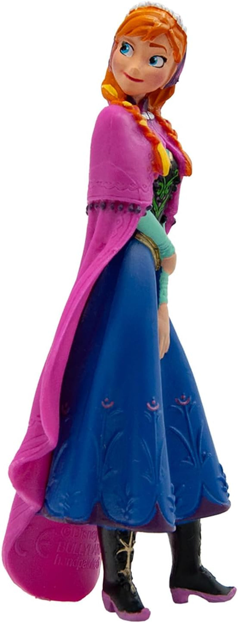 Bullyland 12960 - Statuetta della principessa Anna del film Frozen di Walt Disney, ca. 9,5 cm, molto dettagliato, ideale come piccolo regalo per bambini dai 3 anni in su