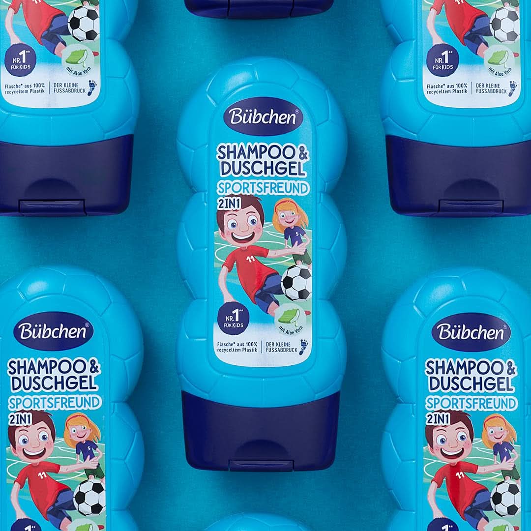 Bübchen Sportsfriend 2In1, Shampoo e gel doccia, 230 ml Doccia e bagno Naty Shop