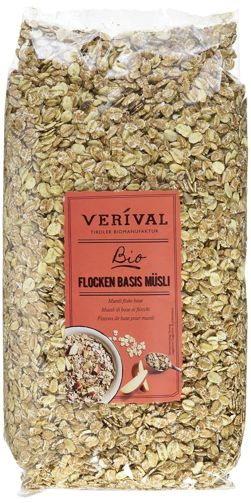 Base Muesli Verival Flakes - Biologico, Confezione da 6 (6 x 1 kg)