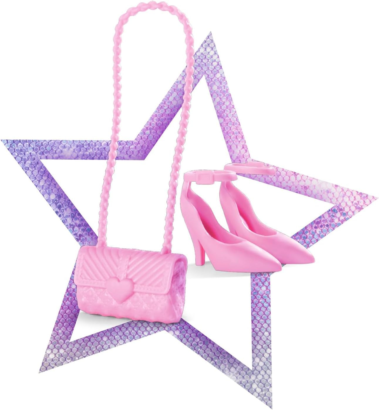Simba Steffi Love Jeans e glitter abbinati in 2 modi UNO Articolo incluso Top glitterato con jeans e accessori moda per bambole da 29 cm Bambola non inclusa dai 3 anni in su