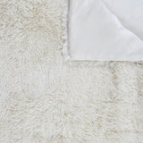 HOME DECO FACTORY Trapunta con pelo lungo, 220Cm X 240Cm, beige Trapunte e Piumini Naty Shop