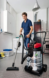 Tubo di aspirazione originale Einhell per aspirapolvere/aspiraliquidi (lunghezza 3 m, incluso adattatore di collegamento per tutti gli aspirapolvere/aspiraliquidi Einhell, in plastica dura)