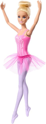 Barbie Ballerina Bambola Bionda alla moda con tutù lilla staccabile con braccia da balletto e scarpe a punta HRG34