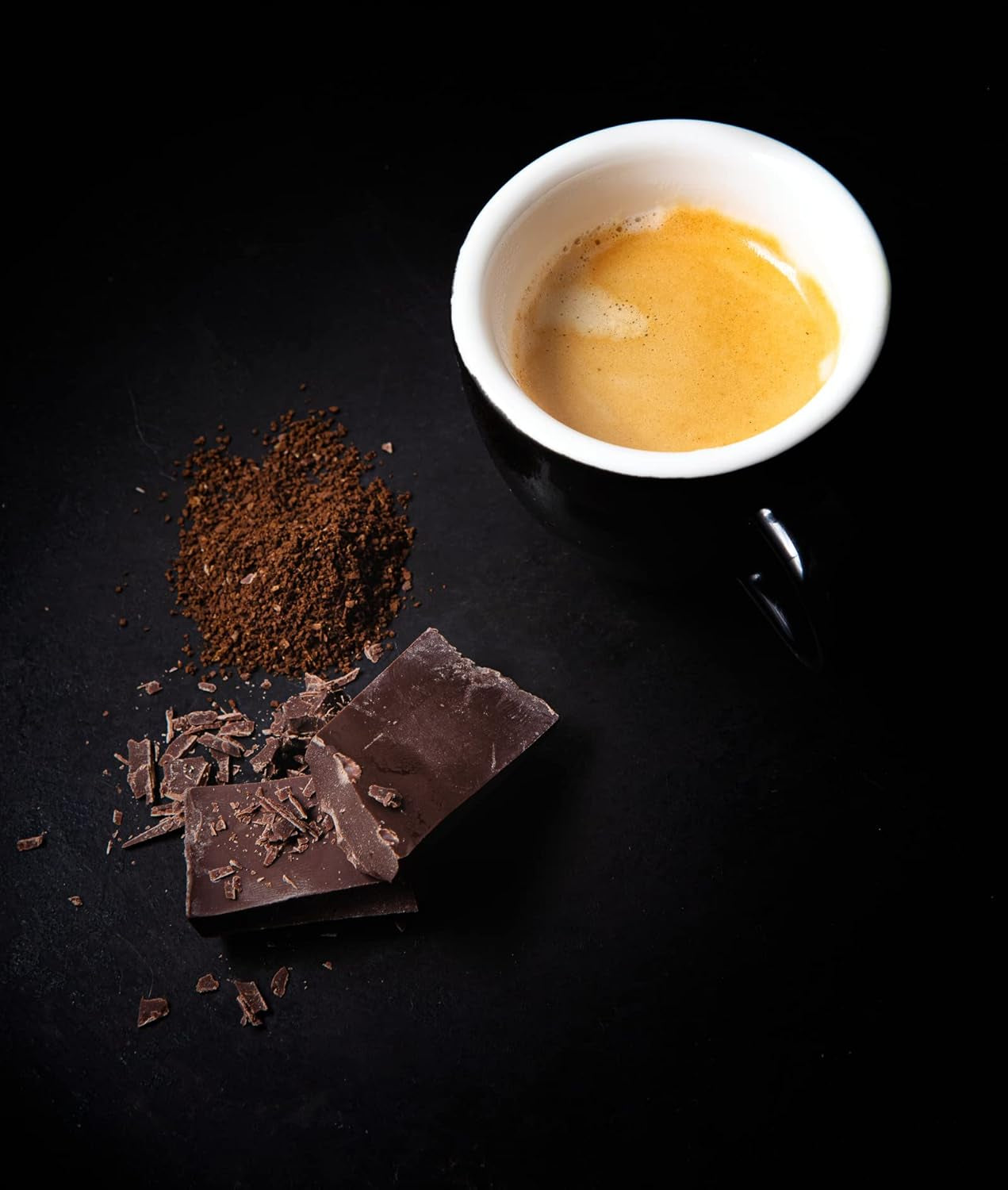 Espresso Kaffeebohnen strong 500g, Barista Kaffee schokoladig und säurearm, Espressobohnen, Bohnenkaffee mit Arabica und Robusta, crema fine, ideale per cappuccino
