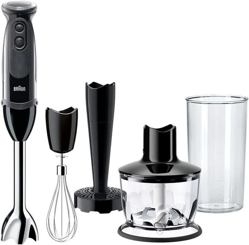 Braun Household Multiquick 5 MQ 5237 BK Robot da cucina 0,5 L Robot da cucina Schwarz 1000 W Cucina Naty Shop