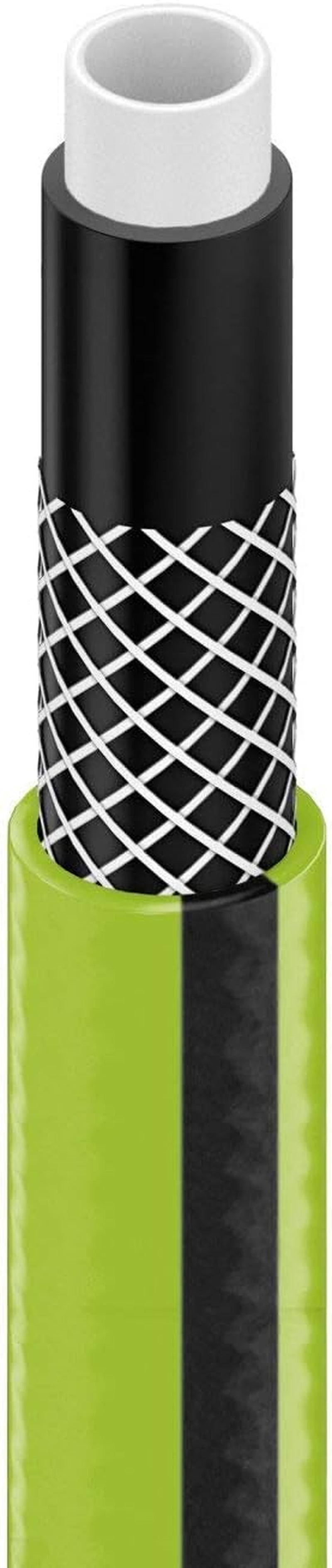 Tubo da giardino Cellfast QUATTRO Tubo flessibile da giardino durevole e leggero a 4 strati resistente ai raggi UV con treccia incrociata 20 Bar 3/4" 15 m 10-074