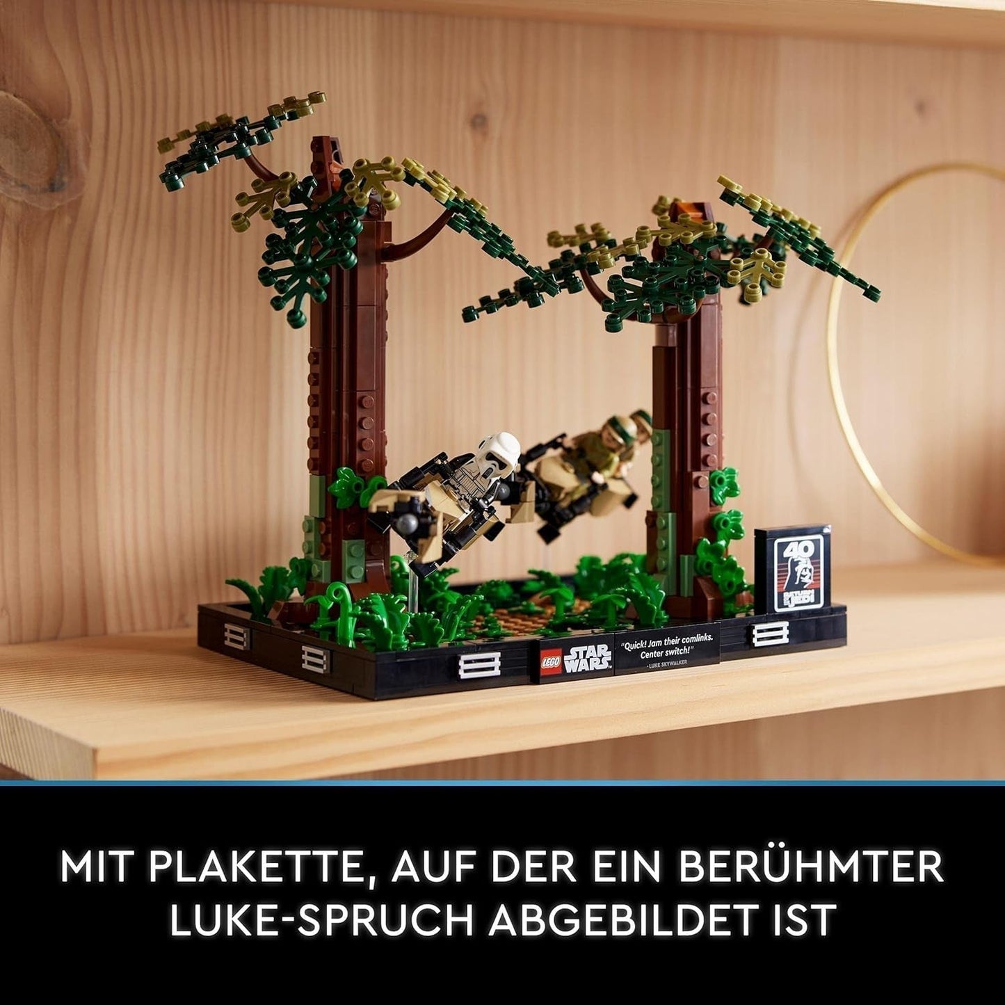 LEGO Star Wars Inseguimento su Endor 75353 - Set diorama, Il ritorno dello Jedi con Luke Skywalker, Principessa Leila e Scout Trooper e Speeder Bikes, Set di costruzione per il 40° anniversario Acquista dal negozio LEGO