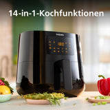 Philips 3000Er Airfryer XL - Tecnologia Rapid Air, frittura con fino al 90% di grassi in meno, capacità 1,2 kg, 6,2 litri, touch screen Elettrodomestici Naty Shop