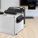Taurus Professional 2 plus - Friggitrice ad olio, 2 litri, 1700 W, acciaio inox 18/8 Elettrodomestici Naty Shop