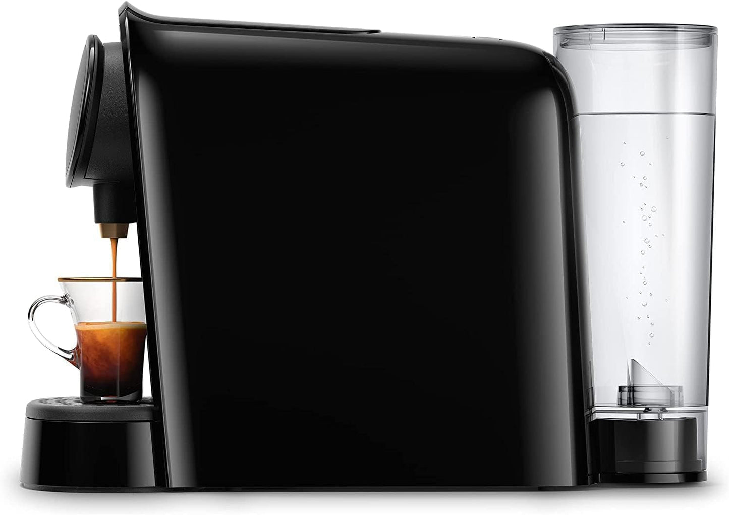 Macchina per caffè espresso a capsule PHILIPS LM8012/60 - Due dosi, Doppio piacere, 1 o 2 tazze, Ristretto, Espresso, Lungo o Grand Café Long, Doppia capsula, Qualità espresso genuino, Piano Black