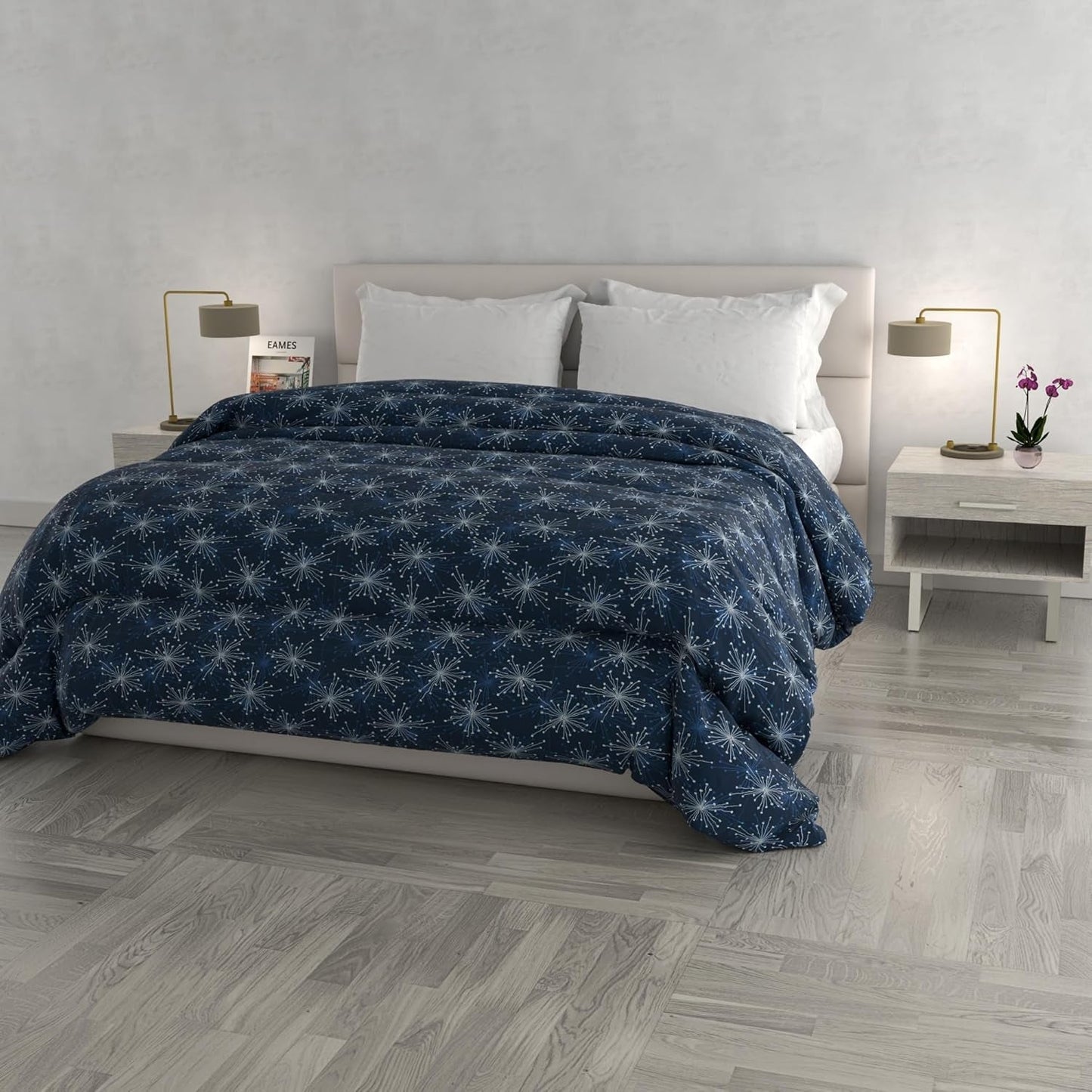 Trapunta invernale alla moda, Florence, 260X260Cm Piumini e trapunte Naty Shop Fireworks 260X260Cm