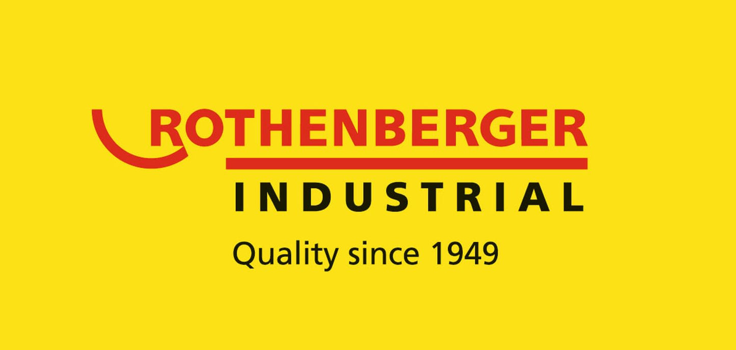 ROTHENBERGER nipplo doppio industriale - 2x G 3/8" L | Per prolungare in sicurezza i tubi del gas propano 540255E