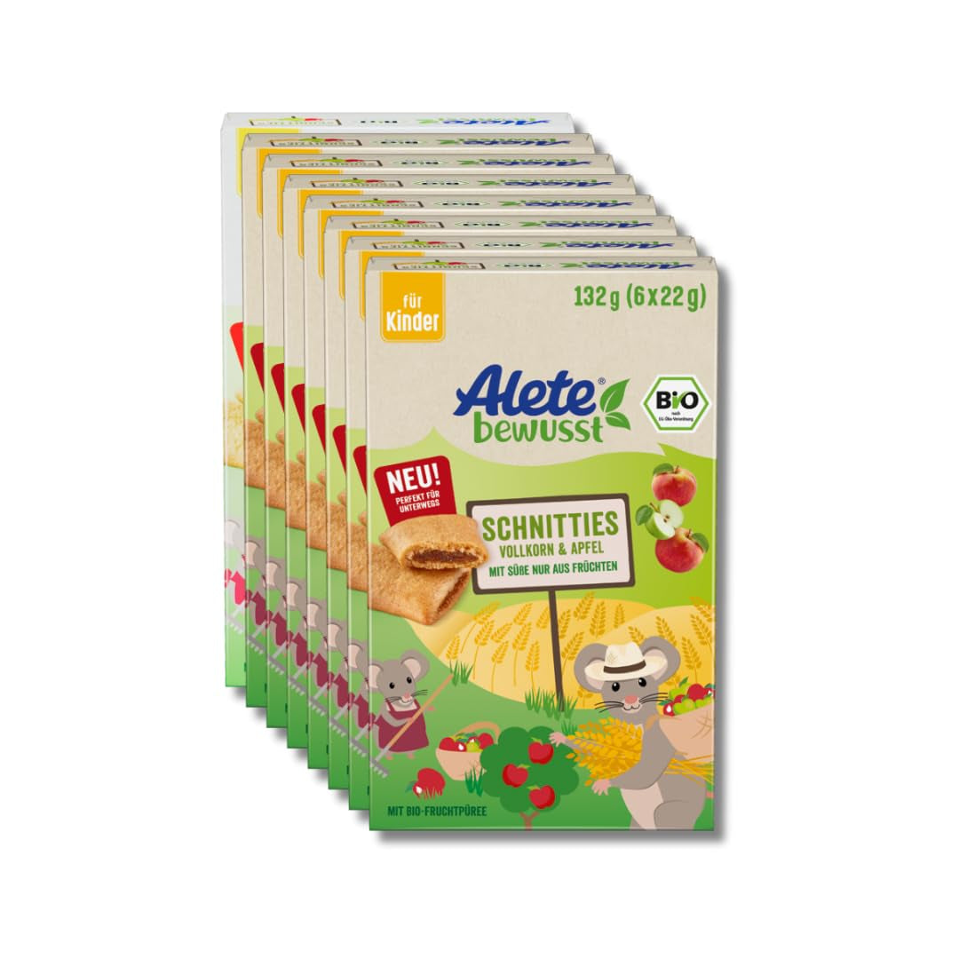 Alete Crostate Di Mela Integrale A Fette Biologiche 8 x 132g