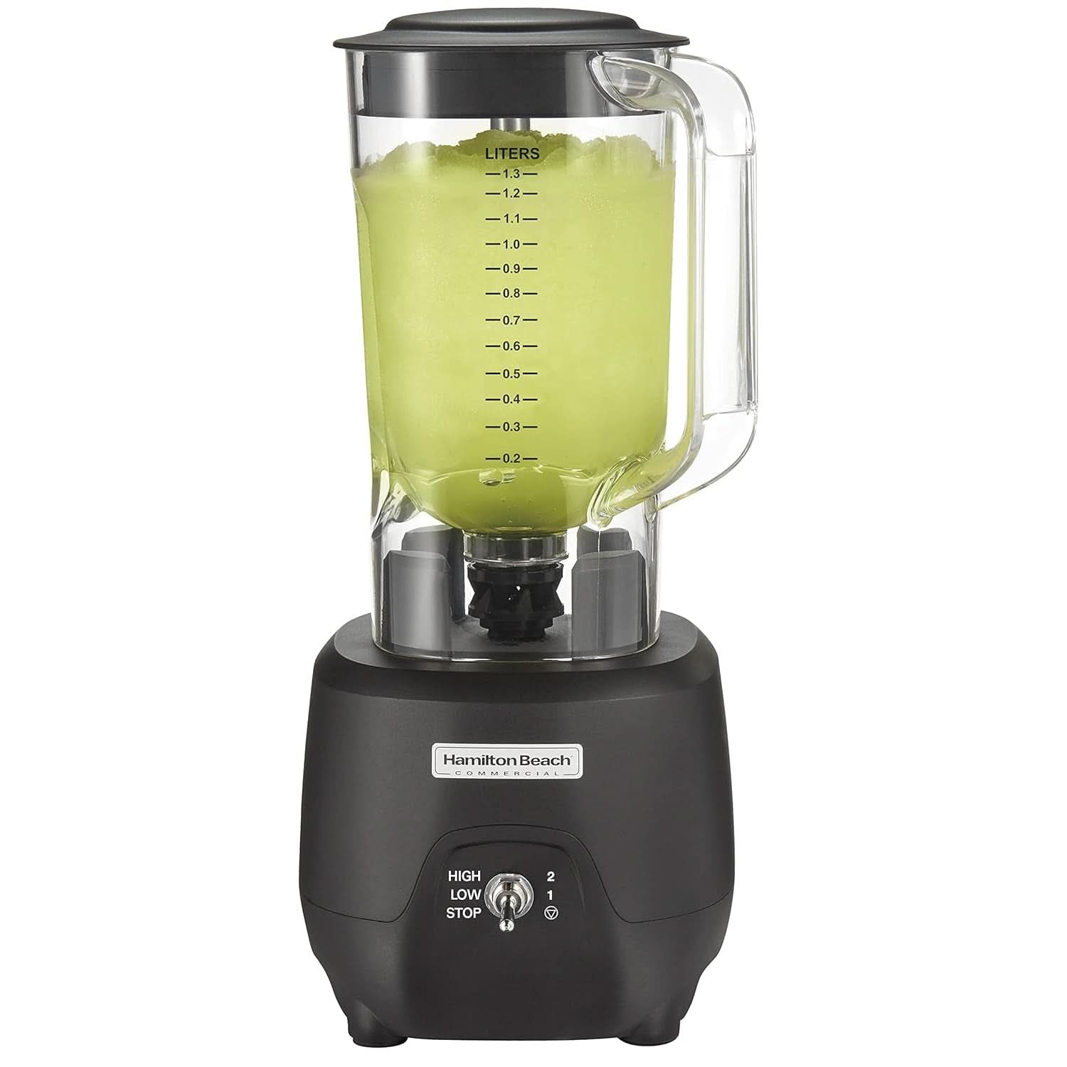 Frullatore da bar Hamilton Beach Commercial® 908®R, HBB908R-CE, 1 HP, contenitore in policarbonato da 1,3 L, 2 velocità, 220-240 V, Nero Cucina Naty Shop