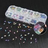 Strass per unghie con strumenti a punti, Decorazione unghie 3D, Set pietre glitter per unghie, Glitter per nail art, Accessori per unghie Design per unghie con pinzette