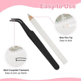 5820 Stück Strasssteine ​​​​Nägel, Glitzersteine ​​​​Nägel Und Halbrunde Perlen, AB Kristall Strass, Flatback Nagel Steine ​​Mit Pinzette Und Stift Für Nagel/Diy (Mehrere Größen Und Farben)