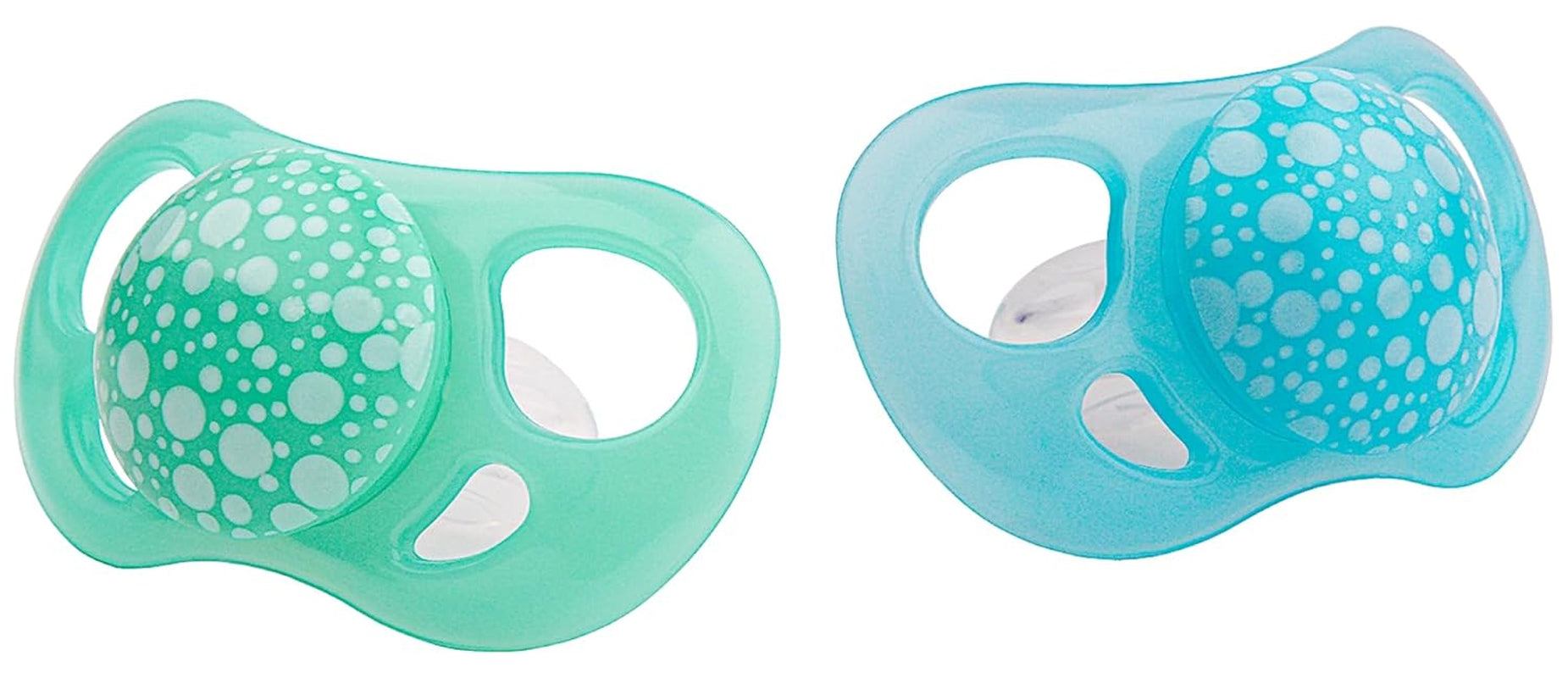 Ciucci per bambini Twistshake – Confezione da 2 | Forma ortodontica | Ultraleggero | Tettarella in morbido silicone | Senza BPA | Adatto a bambini dai 6 mesi | Blu Verde