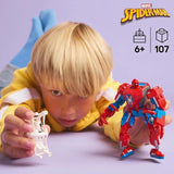 LEGO Marvel Spider-Man Mech vs. Anti-Venom - Giocattolo da supereroe con 2 minifigure - Action figure con braccia, gambe e dita mobili - Regalo per ragazzi e ragazze dai 6 anni in su 76308 Besuche den LEGO-Store Building Sets