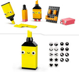 LEGO 11027 Classic Neon Creative Building Set, Brick Box Set, Giocattolo da costruzione con modelli: macchina, ananas, alieno, pattini a rotelle, personaggi e altro, per bambini dai 5 anni in su Set da costruzione Besuche den LEGO-Store