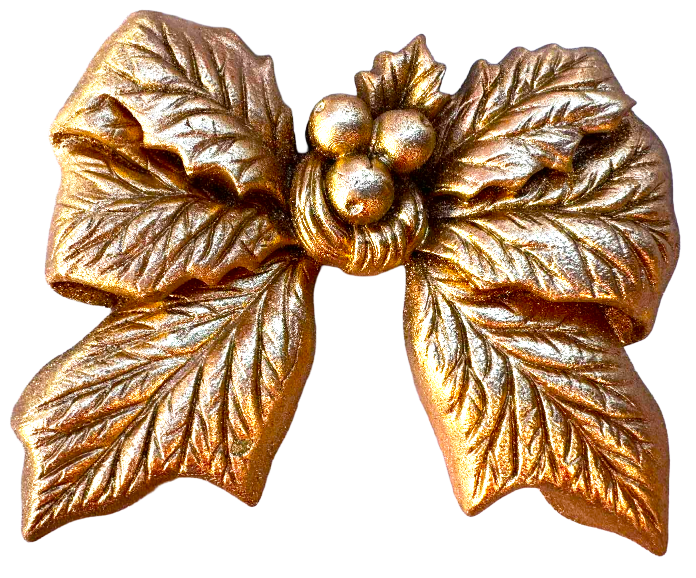Delicata decorazione commestibile Fiore di Natale - Dimensioni 7,5 cm Gusto dolce e aspetto dorato