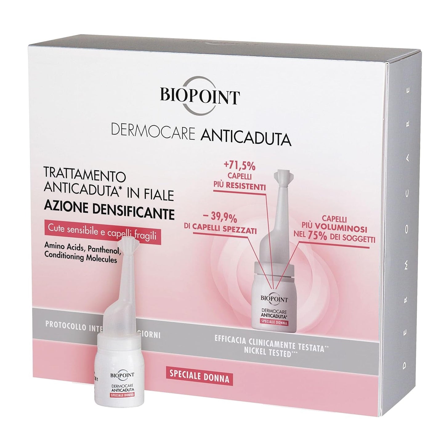 Dermocare, rinforza i capelli e previene la caduta dei capelli, 20 fiale con effetto addensante + shampoo 200 ml Cura dei capelli Dermocare