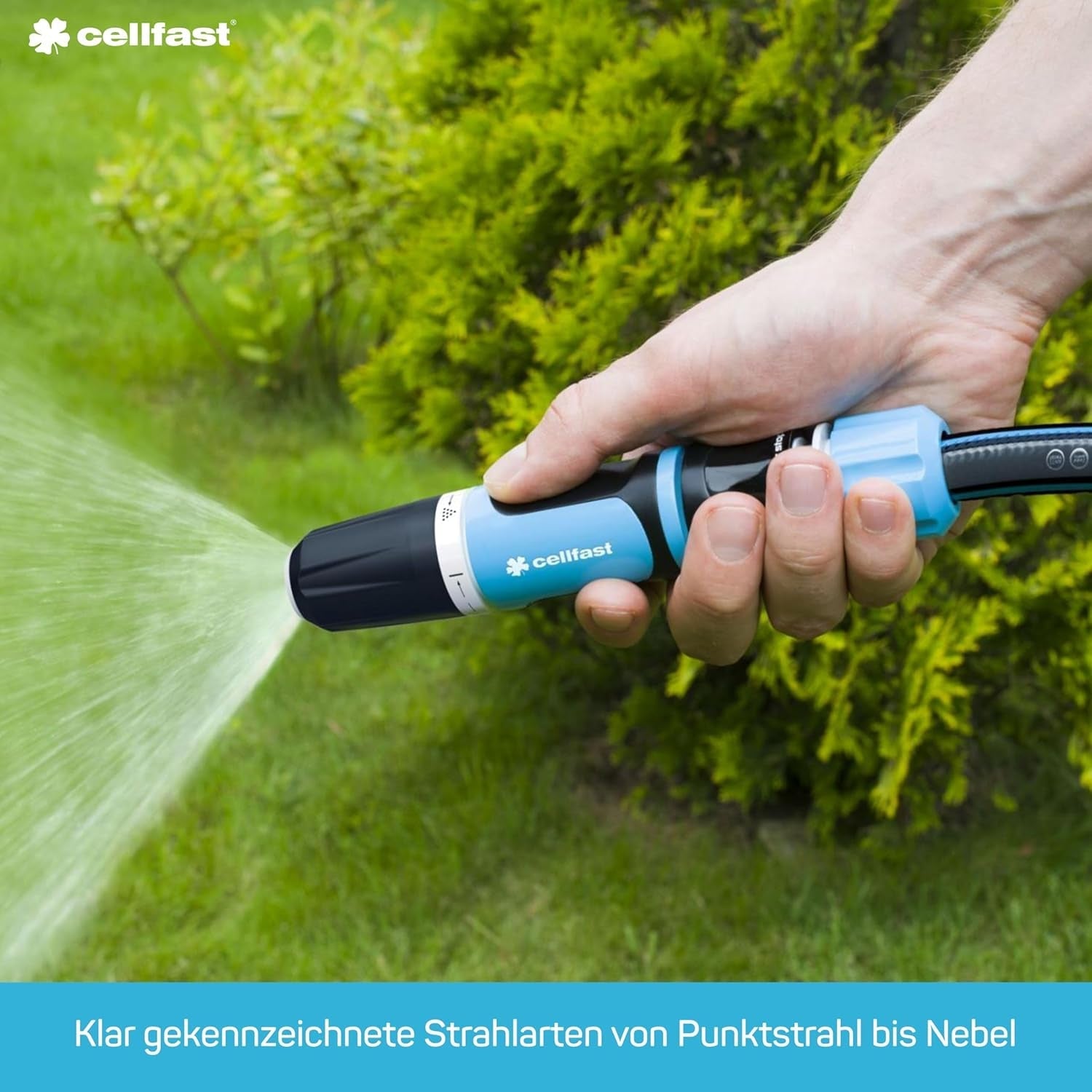 CELLFAST Irroratore per pulizia Lance per pulizia Irrigatore da giardino Irrigatore da prato Fiori Piante Sistema Safetouch ENERGO