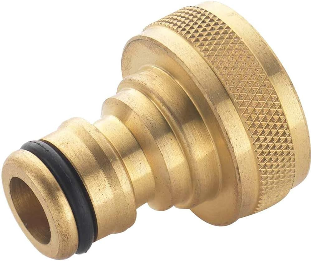 Spear & Jackson BWF11 Connettore per rubinetto in ottone con filettatura interna da 3/4" - Collegamento per tubo flessibile durevole, resistente alla ruggine, resistente alla temperatura e affidabile per uso in giardino ed esterno