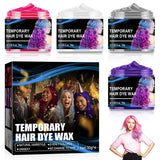 Tinture per capelli temporanee di Halloween 4 colori Colore dei capelli Cera Styling Tono dei capelli per uomini Donne Per Halloween Cosplay Party Tinture per capelli Naty Shop Titolo predefinito