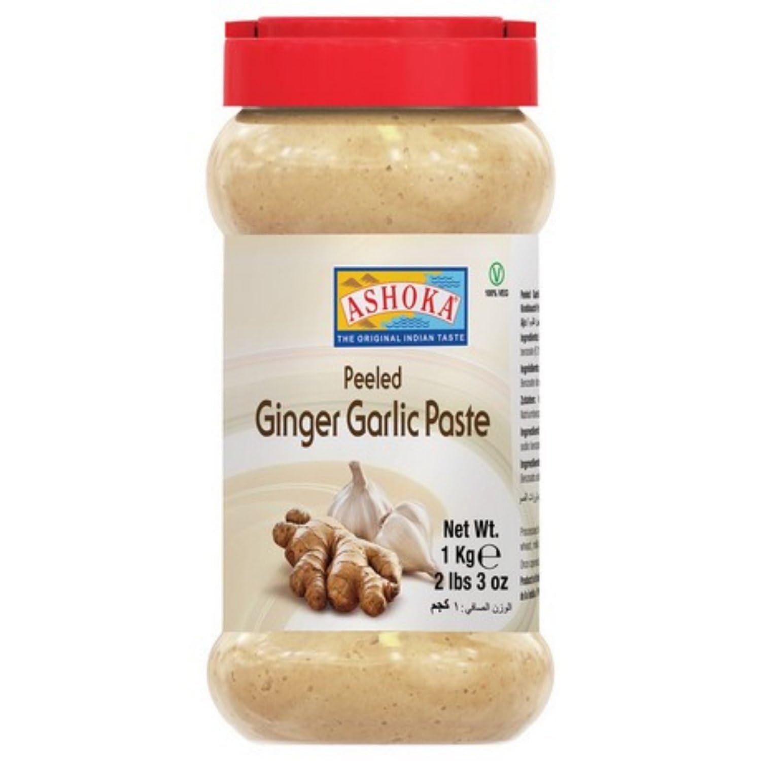 ASHOKA - Pasta Geschälte Ginger Knoblauch - (1 X 1 KG)