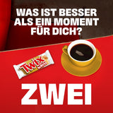 Tavolette di cioccolato bianco Twix; caramello, biscotti, cioccolato bianco; confezione multipla di cioccolatini; 5 barrette (5 x 46 g)