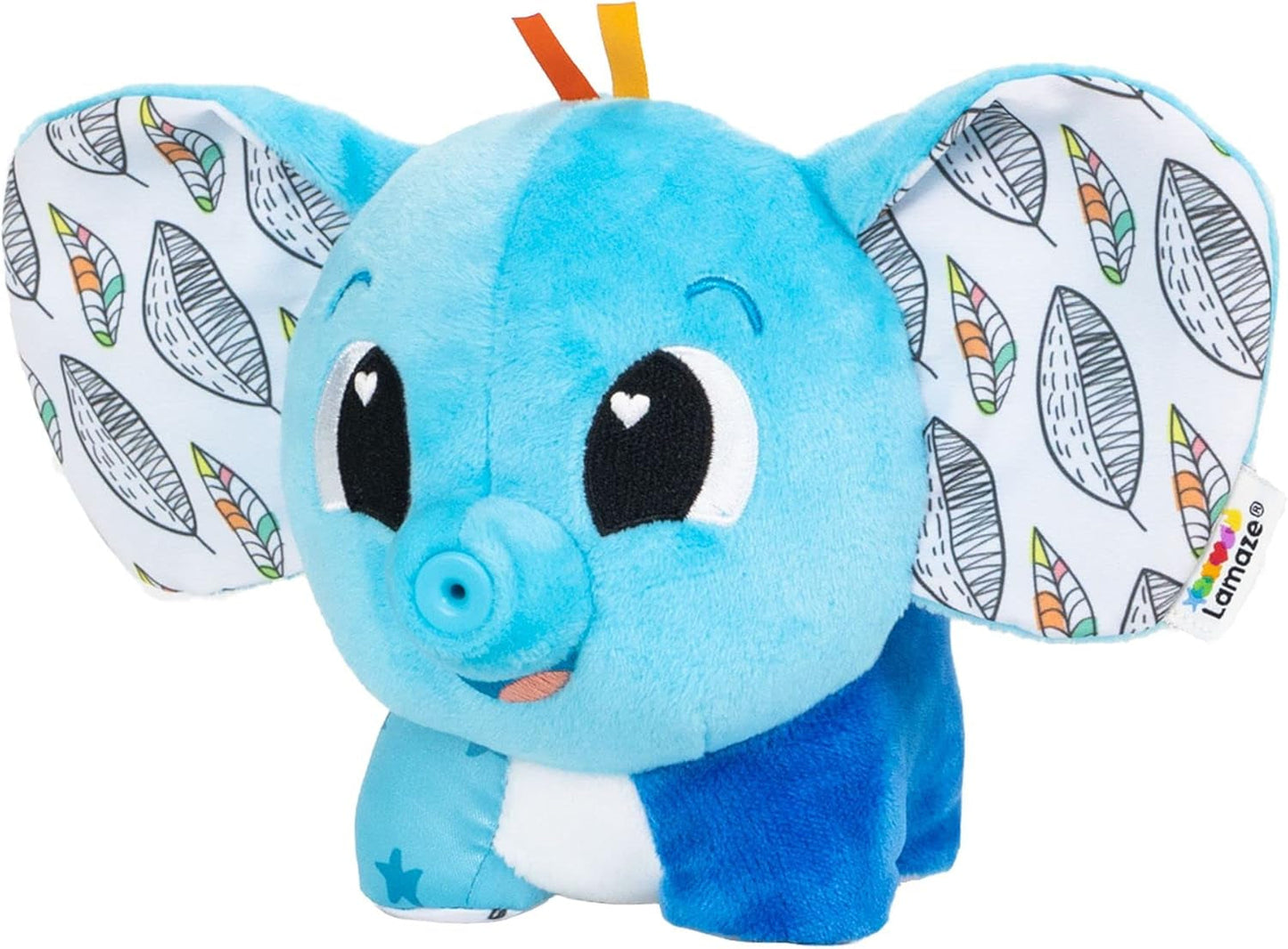 LAMAZE Elefante Puffaboo, Giocattolo per neonato, Giocattolo sensoriale per bambini, Regalo per i nuovi genitori, Giocattolo per lo sviluppo per ragazzi e ragazze di 3 mesi, L27467 Baby Toys Naty Shop Modern