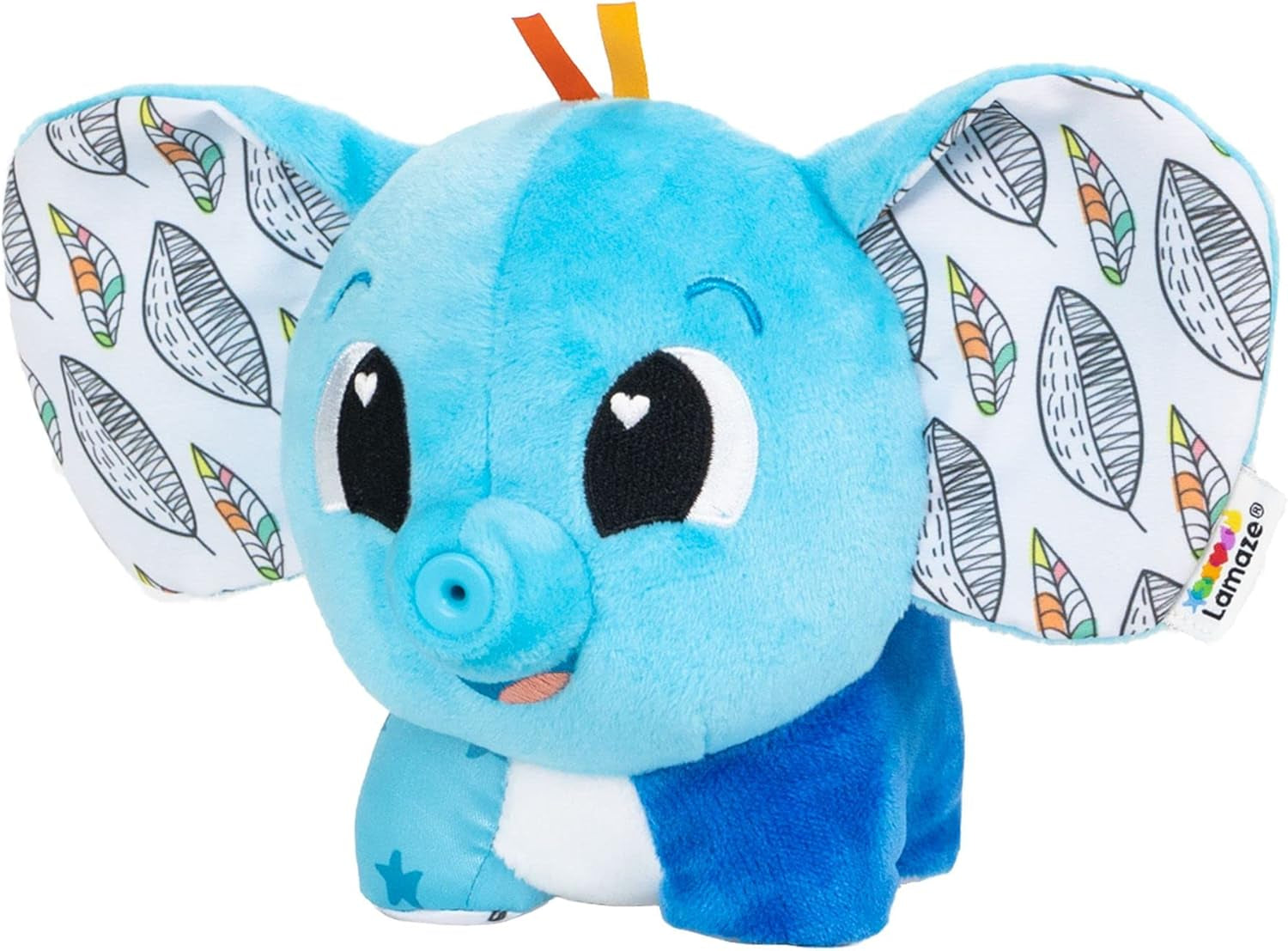 LAMAZE Elefante Puffaboo, Giocattolo per neonato, Giocattolo sensoriale per bambini, Regalo per i nuovi genitori, Giocattolo per lo sviluppo per ragazzi e ragazze di 3 mesi, L27467 Baby Toys Naty Shop Modern