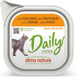 Almo Nature Daily - Nassfutter für Erwachsene Katzen - Pollo - 100 g, Confezione con 32