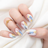 Tipi di unghie, 500 punte per unghie finte acriliche artificiali con scatola di immagazzinaggio per saloni di bellezza e nail art fai da te per la casa, 10 dimensioni