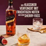 Palline di cioccolato LINDOR con nocciole, sacchetto da 1 kg + botte di Sherry Johnnie Walker da 0,7 litri