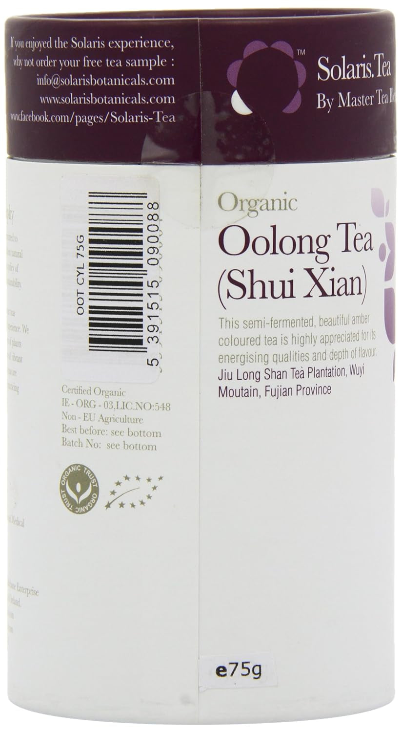 Oolong biologico (Shui Xian), confezione da 1 (1 x 75 g)