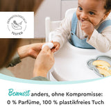 LILLYDOO Feuchttucher Gesicht und Hände 160 Stück (8 X 20), 100% Plastikfrei Naty Shop
