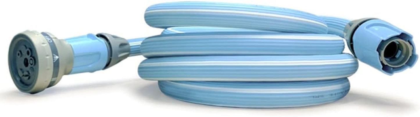 Tubo da giardino Magic Blue Hose da 20 metri estensibile con sacchetto e ugello spruzzatore