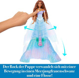 Mattel Disney Princess Ariel Doll, Ispirata al Film La Sirenetta, Trasformazione: Giocattolo Sirena-Uomo, Giostrina, Regali Disney, Giocattoli di 3 anni, Bambole HLX13 Naty Shop