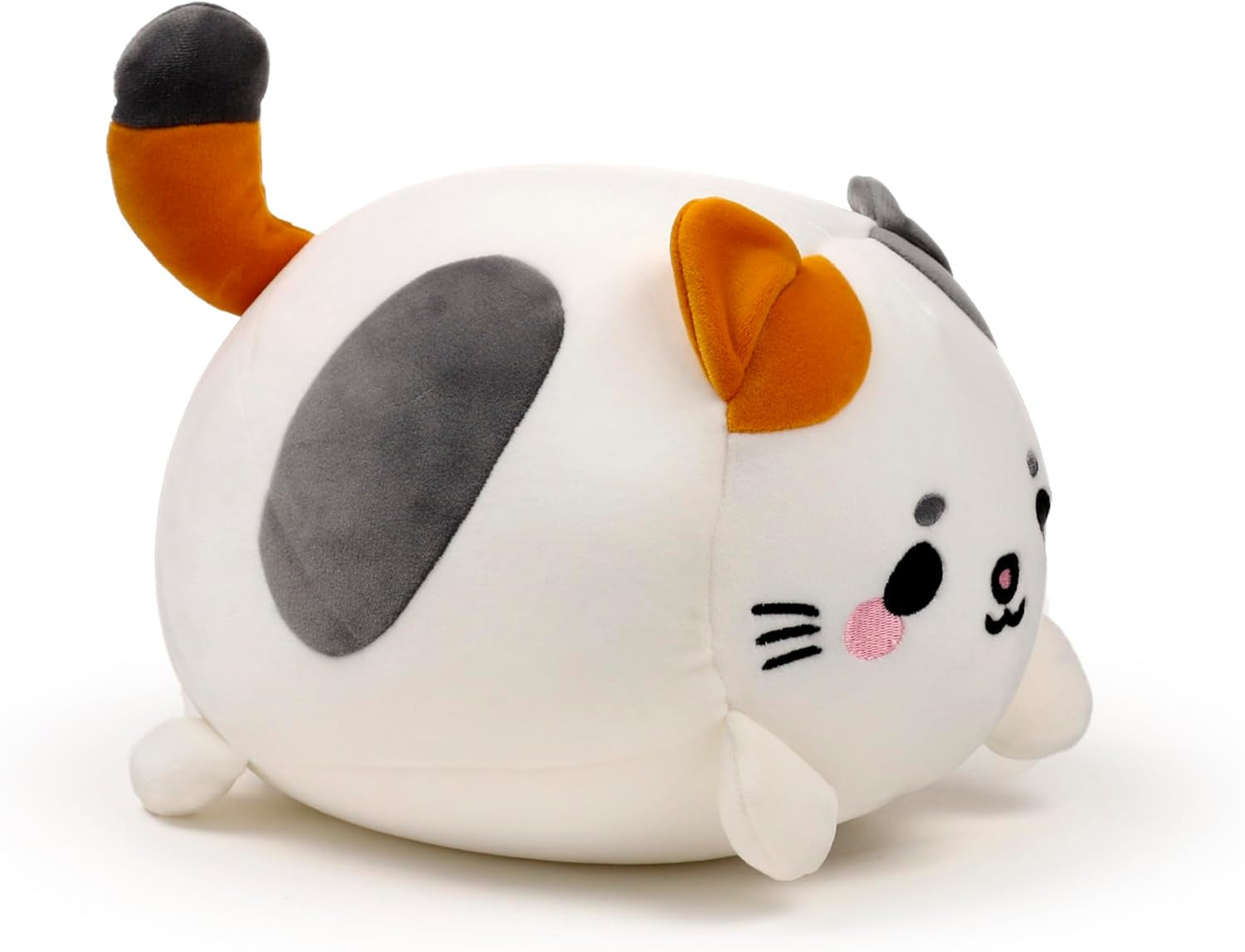 Puckator Swapseazzz Peluche Cuscino da Viaggio 2 in 1 Lola La Gatta Bianco Cuscini da Viaggio Standard Naty Shop