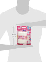 Simba 105562487 - Set Primo Allattamento New Born Baby, ciuccio, pannolino e biberon con contenuto a scomparsa, per bambole da 38-43 cm Naty Shop Dolls