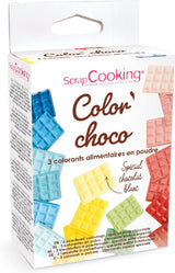 Vernice in polvere solubile in olio da cucina di scarto 4012, rosso, blu e giallo, peso 15 g, 3 pezzi, colorato