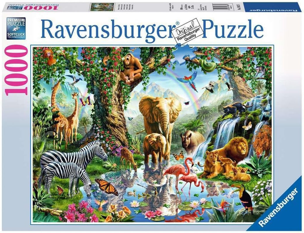 Ravensburger Puzzle 12000682 - Jungle Adventure - Puzzle da 1000 pezzi per adulti e bambini dai 14 anni in su, Puzzle Naty Shop Vecchia Versione