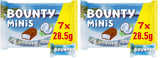 Confezione sfusa di cioccolato Bounty Minis, mini barrette di cioccolato al cocco fine, 227 g, idea regalo di cioccolato, confezione sfusa di cioccolato