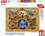 Schmidt Spiele 57371 Thomas Kinkade, Disney, Topolino e Minnie, Dream Collage 2, puzzle 2000 pezzi Puzzle Naty Shop Titolo predefinito