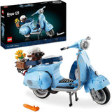 LEGO Icons Vespa 125, modello di motocicletta costruibile, scooter italiano vintage, kit modello per adulti, pezzo da esposizione per decorazioni per la stanza, regali per donne e uomini 10298 Kit di costruzione Besuche den LEGO-Store Confezione standard unica
