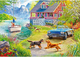 Trefl - Puzzle 2In1: Relax Estivo - 2 X 500 Pezzi - Set di Due Puzzle, Fai da Te, Intrattenimento Creativo, per Adulti e Bambini Puzzle 10+ Naty Shop