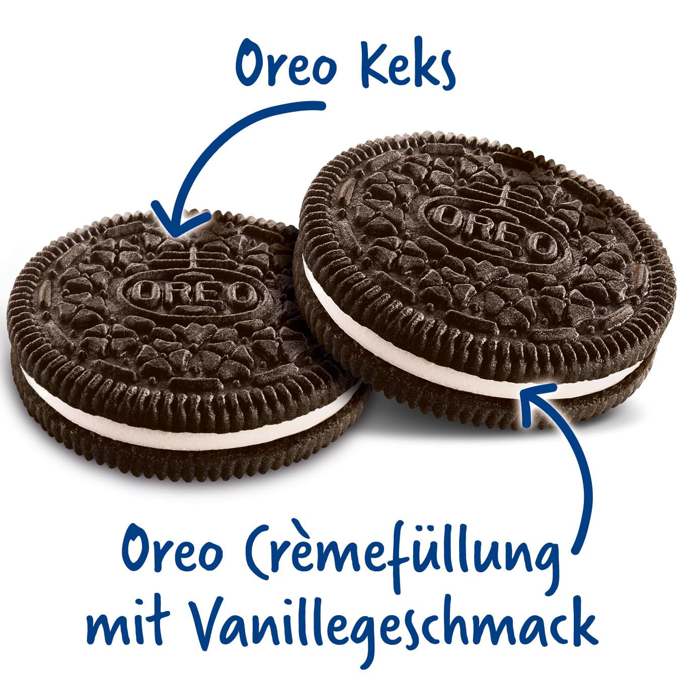 OREO Original - Biscotti croccanti al cacao e delizioso ripieno di crema al gusto di vaniglia - 32 x 44g
